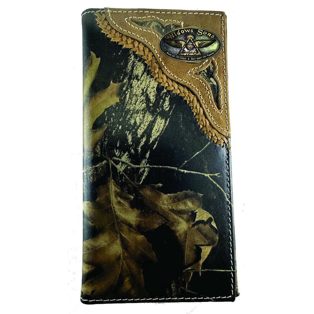 Widows Sons Wallet - Bifold Nocona Camo Long Rodeo - Bricks Masons