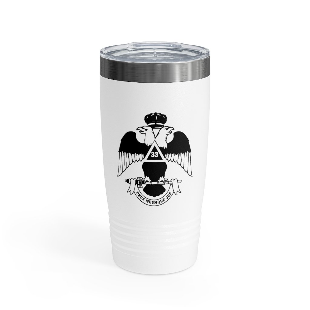 33rd Degree Scottish Rite Ringneck Tumbler - Wings Down Various Colors