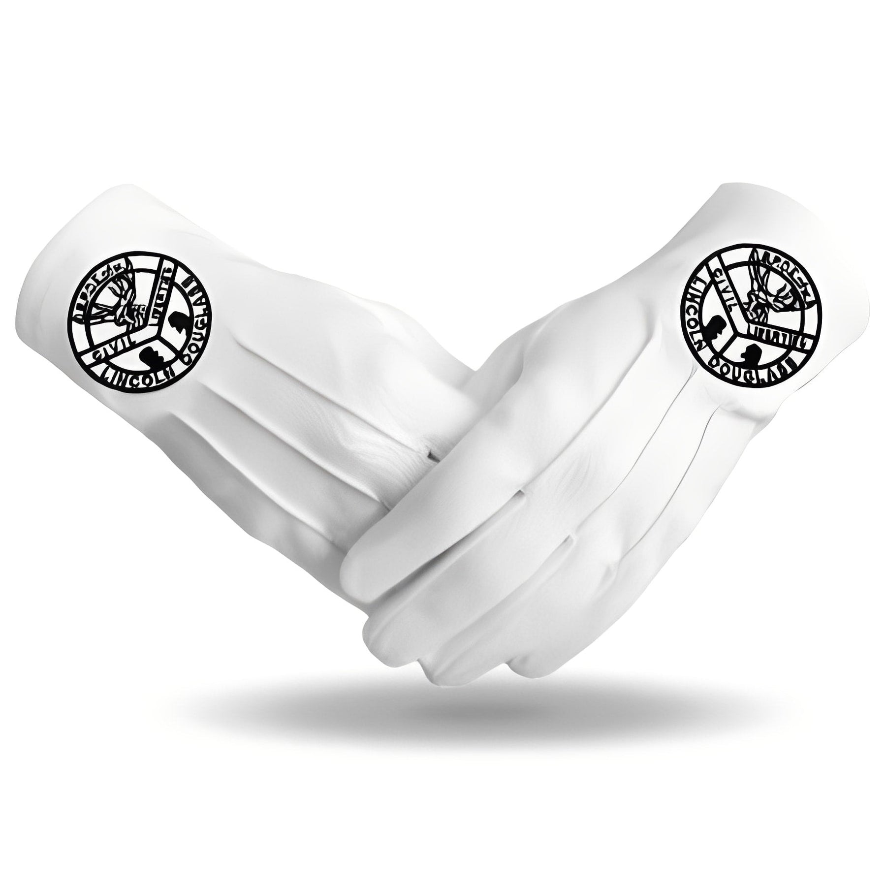 Elks of the World Handschuhe - Weiße Baumwolle Bürgerrechte
