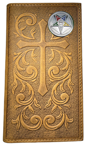 OES Wallet - Nocona Soft Leather Cross Long Rodeo