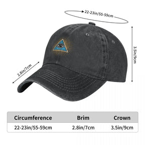 Eye of providence Baseball Cap - One Size & Various Colors