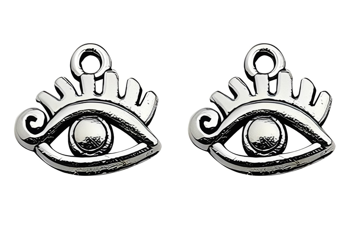 Eye Of Providence Pendant - Silver All Seeing Eye Pendant - Bricks Masons