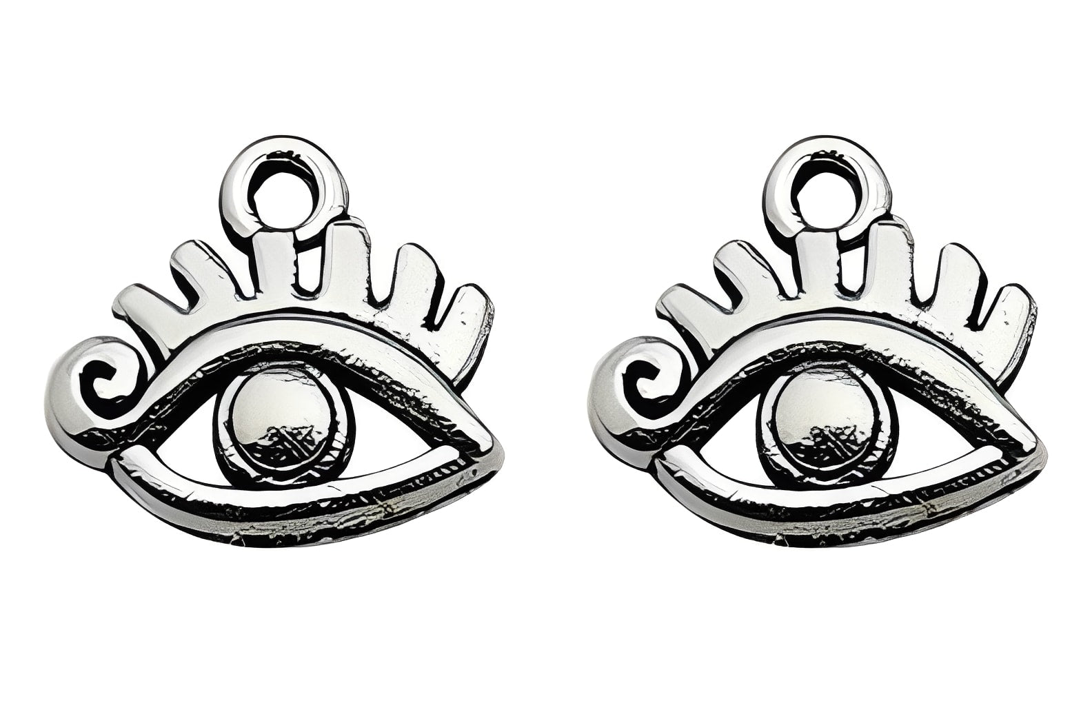 Eye Of Providence Pendant - Silver All Seeing Eye Pendant - Bricks Masons