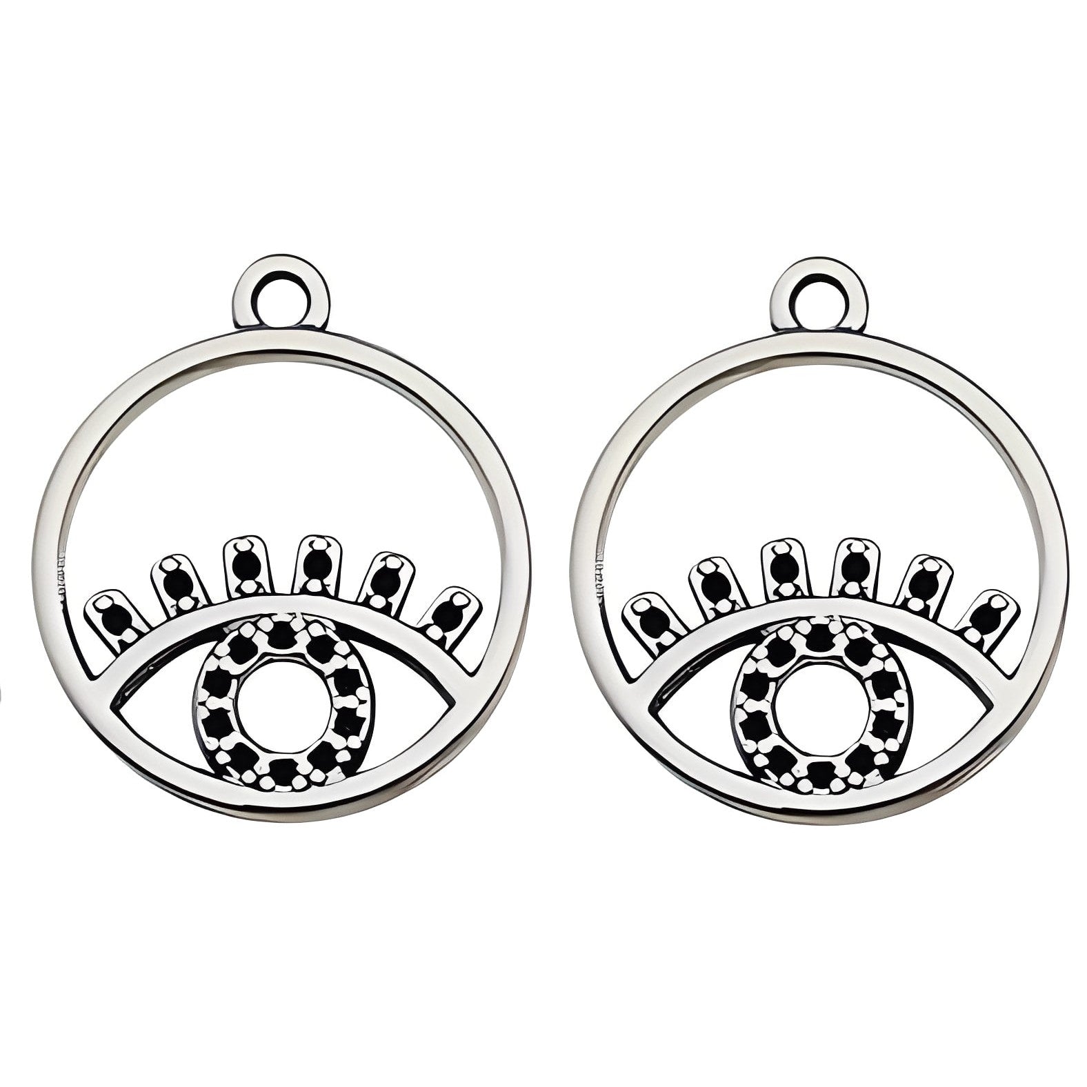 Eye Of Providence Pendant - Round Silver All Seeing Eye Pendant