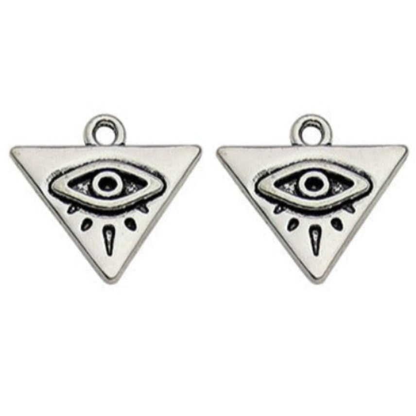 Eye Of Providence Pendant - Silver All Seeing Eye Pyramid Pendant