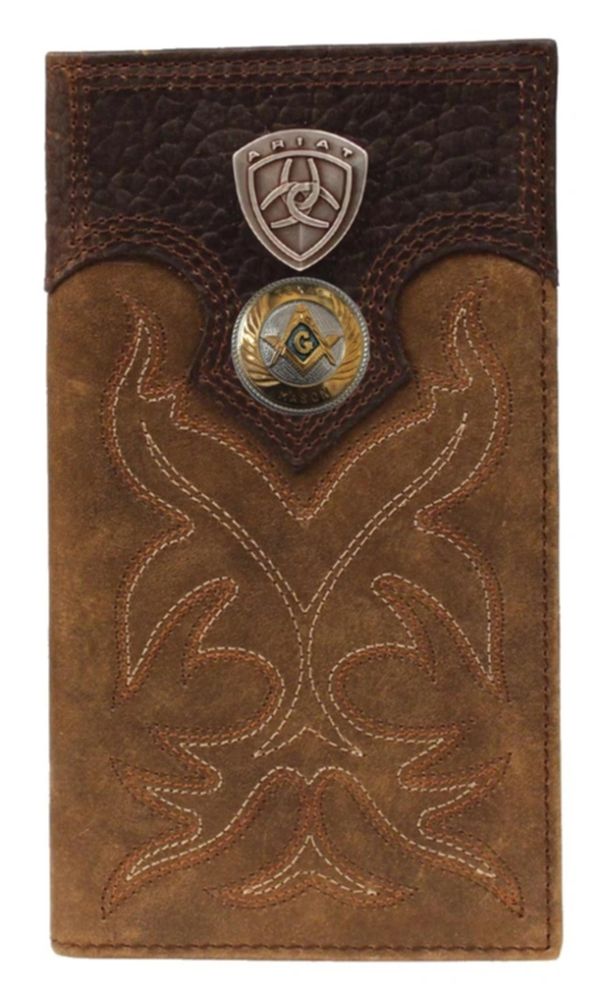 Master Mason Blue Lodge Wallet - Ariat Premium Shield