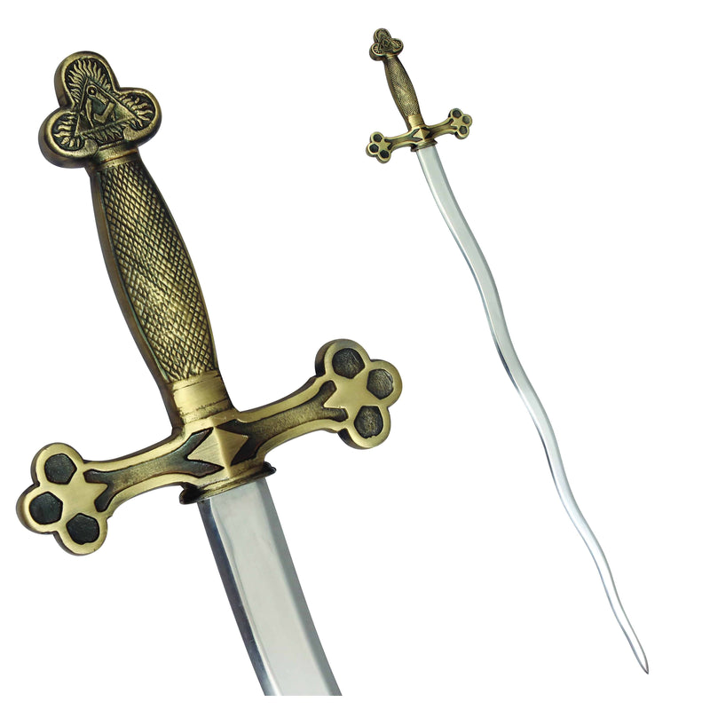 Home Fellowcraft Blue Lodge Sword - Snake Flaming Sword Square Compass ...