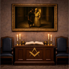 Masonic Canvas - The Counsel of the Gauge