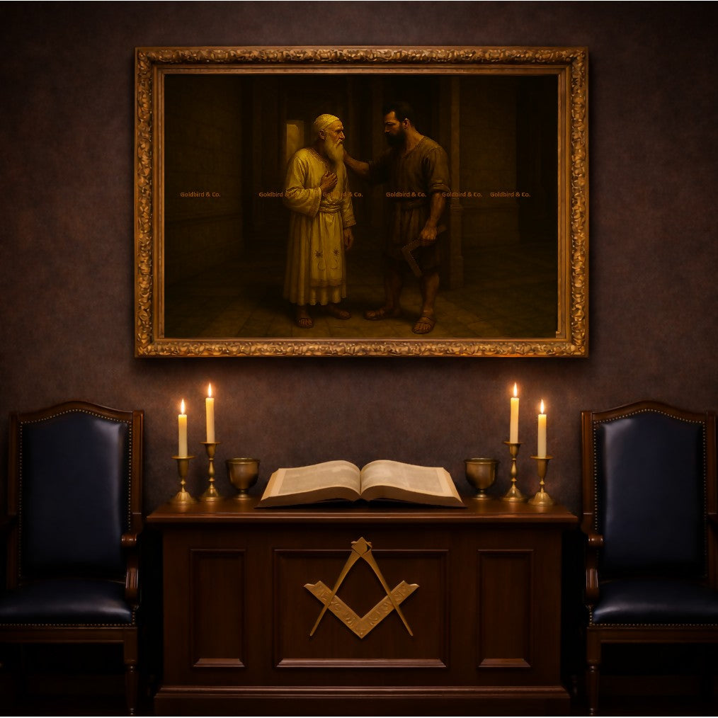 Masonic Canvas - The Weight of the Square