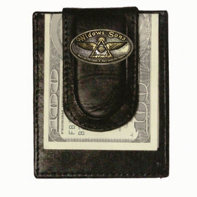 Widows Sons Wallet - Black & Brown Colors With Money Clip
