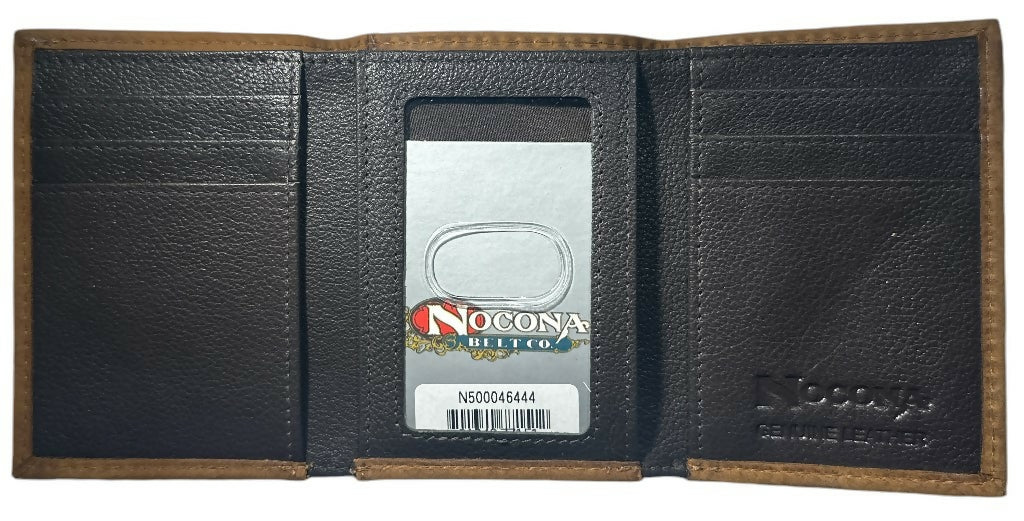 OES Wallet - Trifold Nocona Soft Leather Embossed Cross