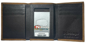 OES Wallet - Trifold Nocona Soft Leather Embossed Cross