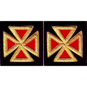 Grand Knights Templar Frock Coat Sleeve Patch - Bullion Embroidery