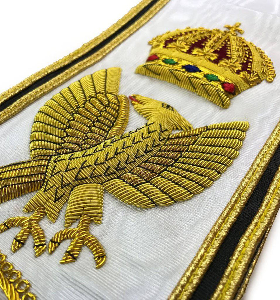 Home Grand RCC Red Cross Of Constantine Sash - White Moire Ribbon