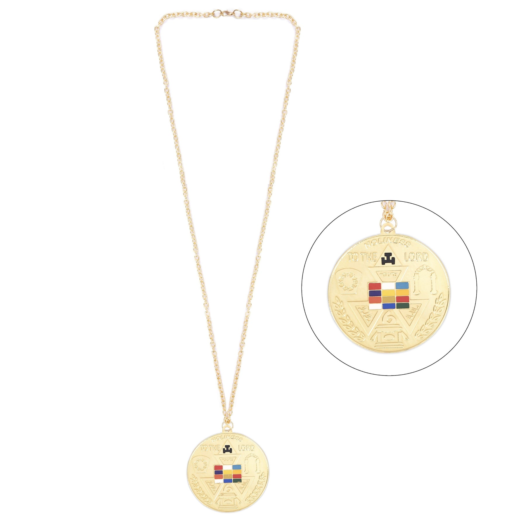 High Priest Royal Arch Chapter Necklace - Gold Plated