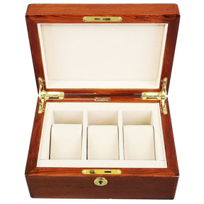 Master Mason Blue Lodge Jewelry Box - Rosewood  Watches Compartments with Lock - Bricks Masons
