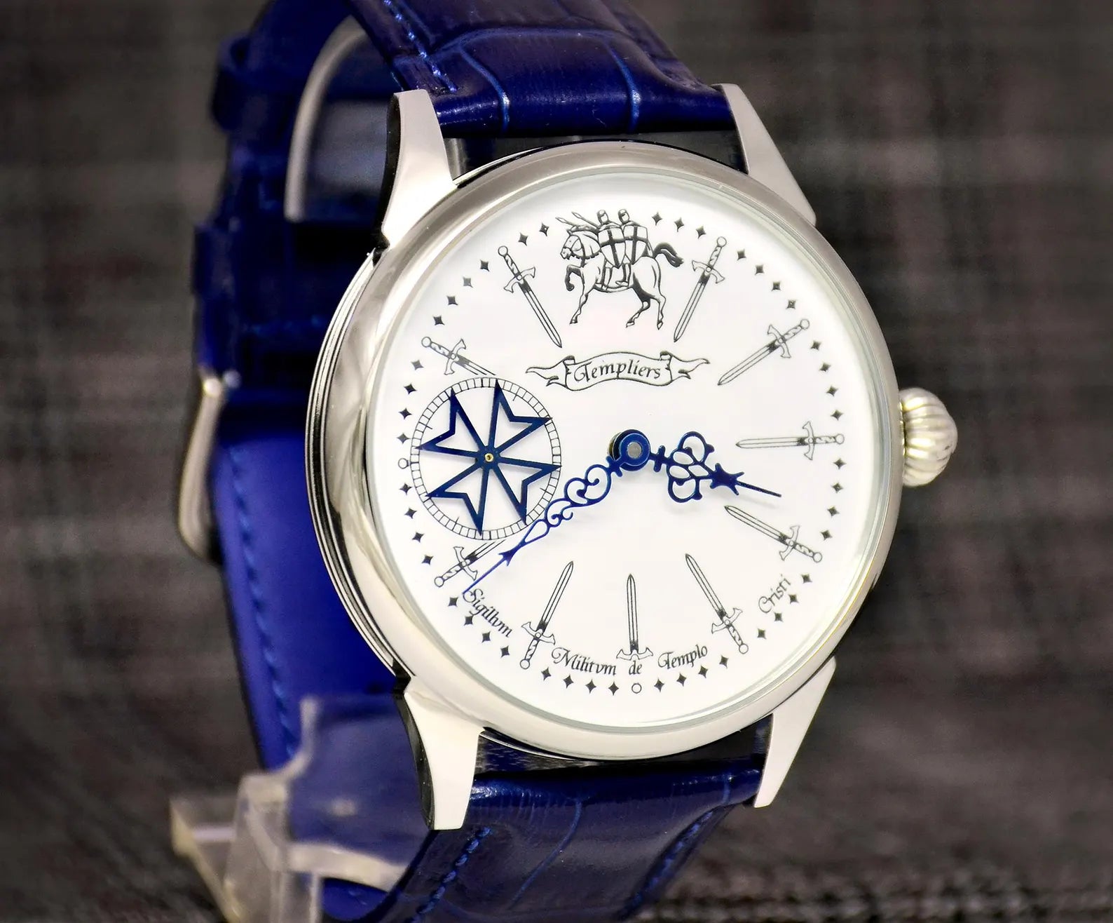 Master Mason Blue Lodge Wristwatch - Templiers - Bricks Masons