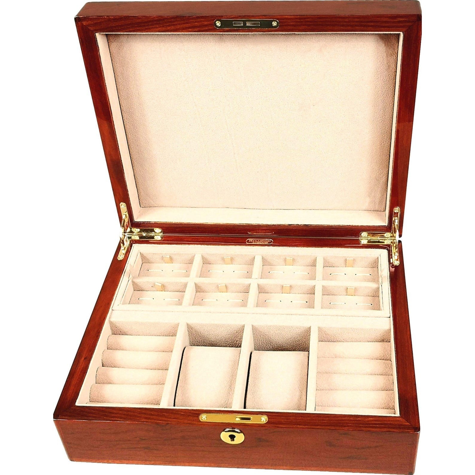 Master Mason Blue Lodge Jewelry Box - Rosewood Square & Compass G - Bricks Masons