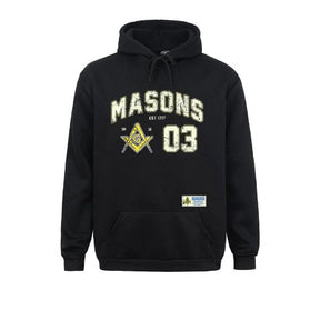 Master Mason Blue Lodge Hoodie - Sports Jersey 03 Square and Compass G