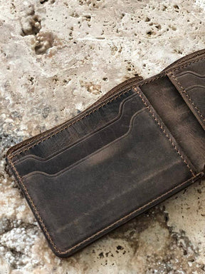 Master Mason Blue Lodge Wallet - Handmade Leather