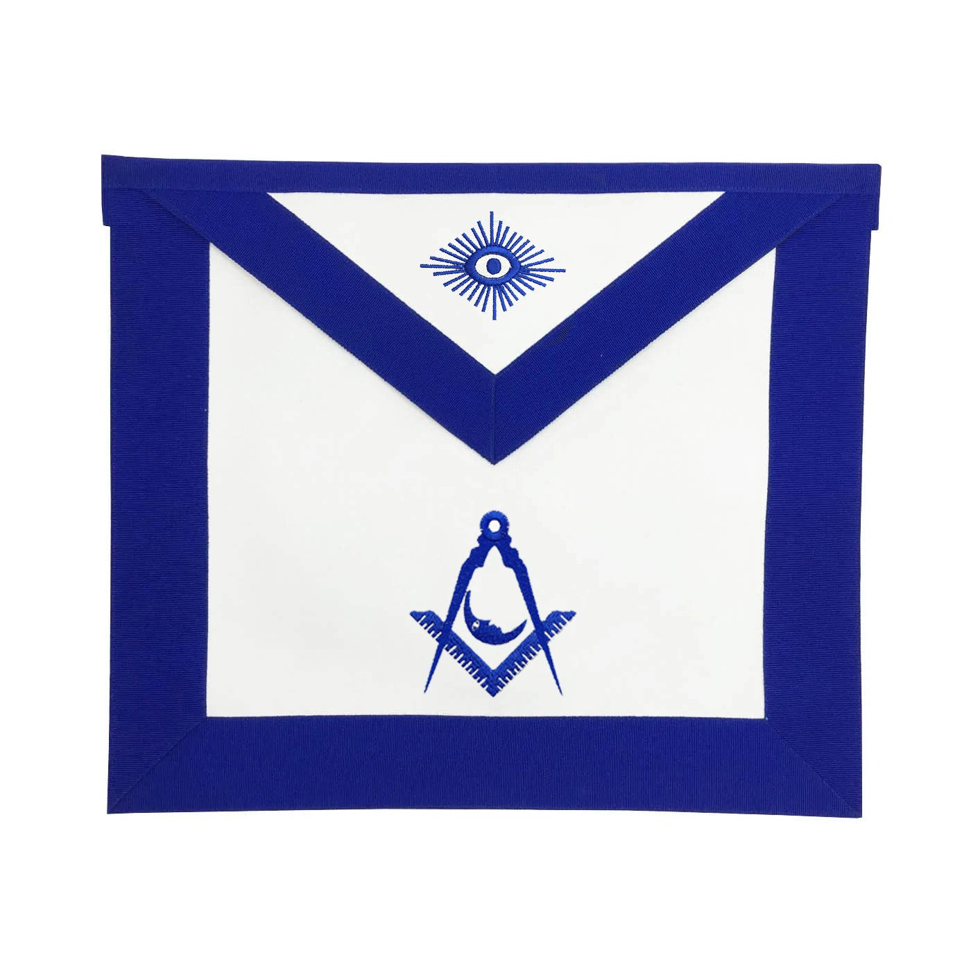 Junior Deacon Blue Lodge Officer Apron - Royal Blue