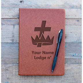 Knights Templar Journal - Brown Faux Leather