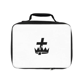 Knights Templar Lunch Bag - Black & White - Bricks Masons