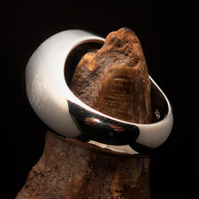 Knights Templar Ring - Blue Celtic Cross Sterling Ring - Bricks Masons