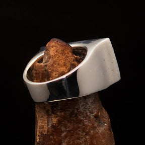 Knights Templar Ring - Flag of Georgia Sterling Silver - Bricks Masons