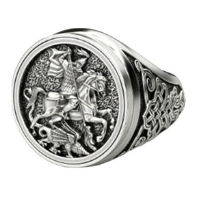 Templerring – Vollständig versilbert