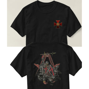 Knights Templar T-Shirt - Cotton Short Sleeve O-Neck
