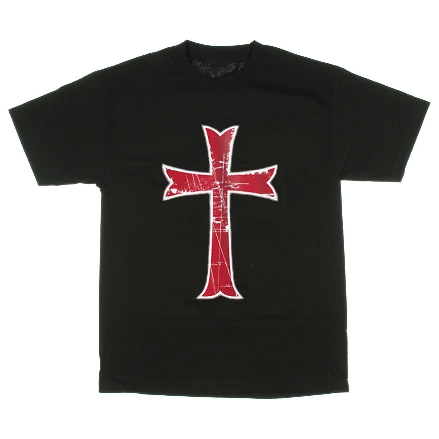 Knights Templar T-shirt - Cotton Short Sleeve O-Neck Red Cross