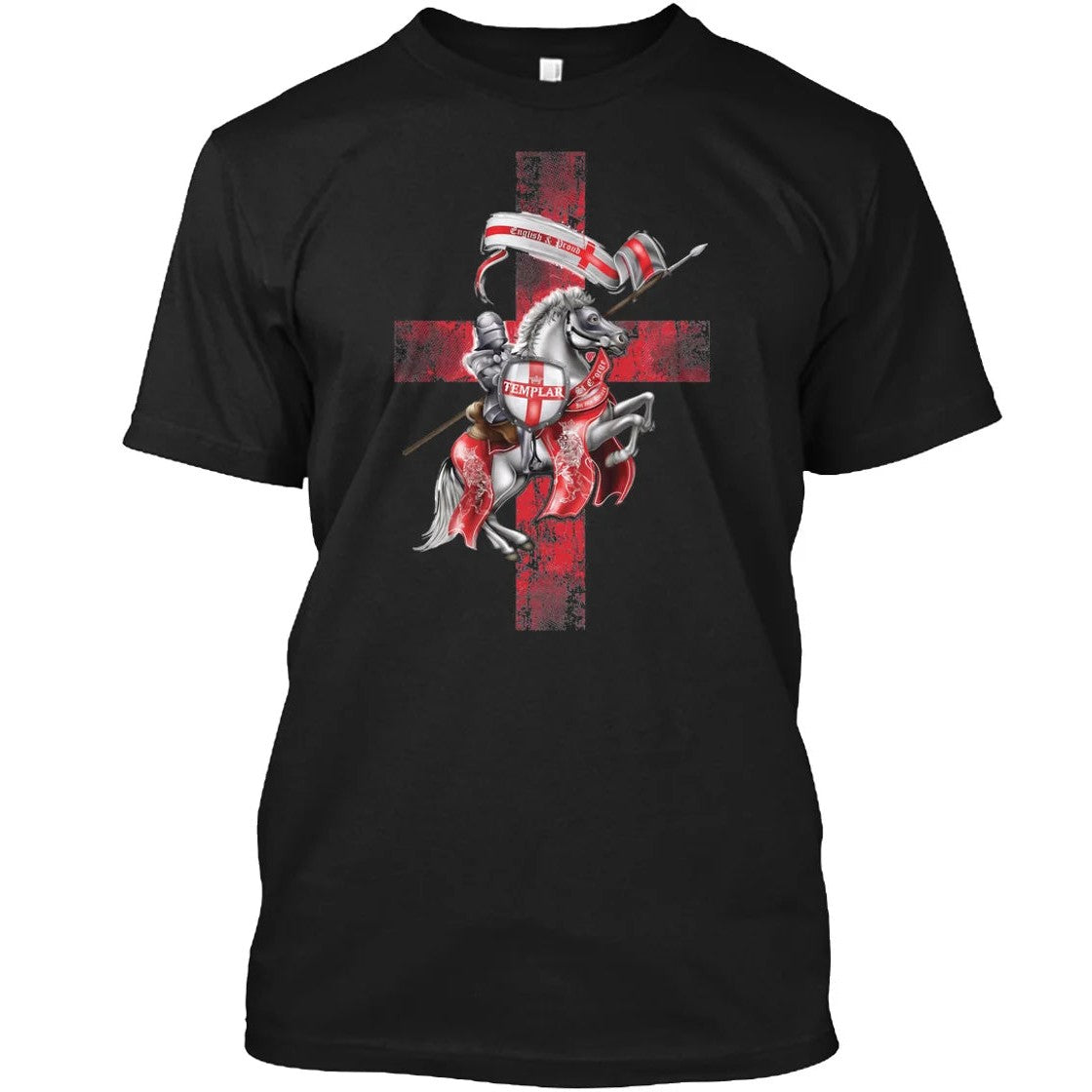Templer-T-Shirt – Kurzarm, Baumwolle
