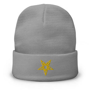 OES Beanie - Golden Embroidery