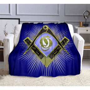 Master Mason Blue Lodge Blanket - 3D Design
