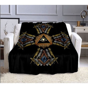 Master Mason Blue Lodge Decke - Kaschmirmaterial