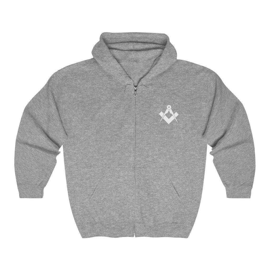 Master Mason Blue Lodge Hoodie - Square & Compass Classic Fit - Bricks Masons