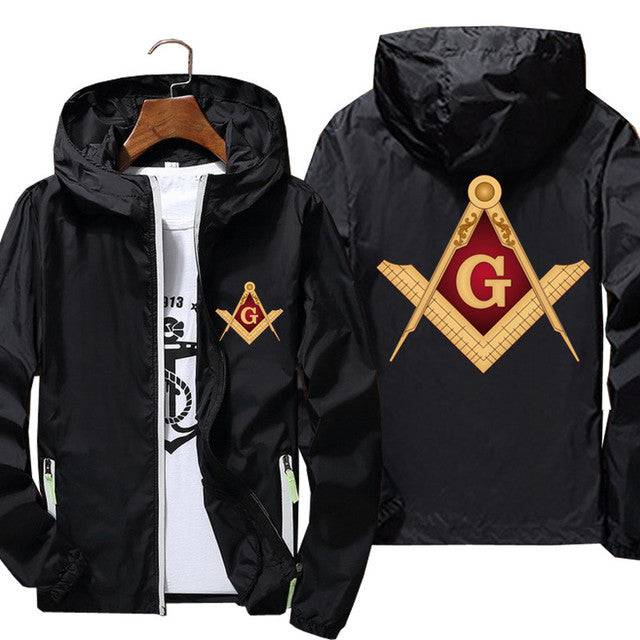 Master Mason Blue Lodge Jacket - Square & Compass G (Multiple Colors) - Bricks Masons