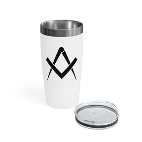 Master Mason Blue Lodge Ringneck Tumbler - Square & Compass 20oz - Bricks Masons