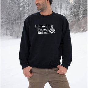 Master Mason Blue Lodge Sweatshirt - Initiated Passed Raised