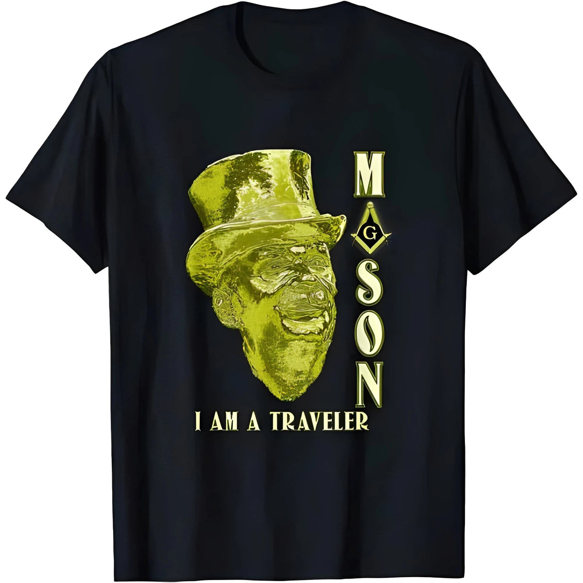 Master Mason Blue Lodge T-shirt - I Am A Traveler Freemason
