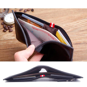 Master Mason Blue Lodge Wallet - Genuine Leather & Credit Card Holder (Black/Coffee) - Bricks Masons