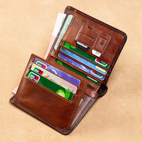 Master Mason Blue Lodge Wallet - High Quality Genuine Leather - Bricks Masons