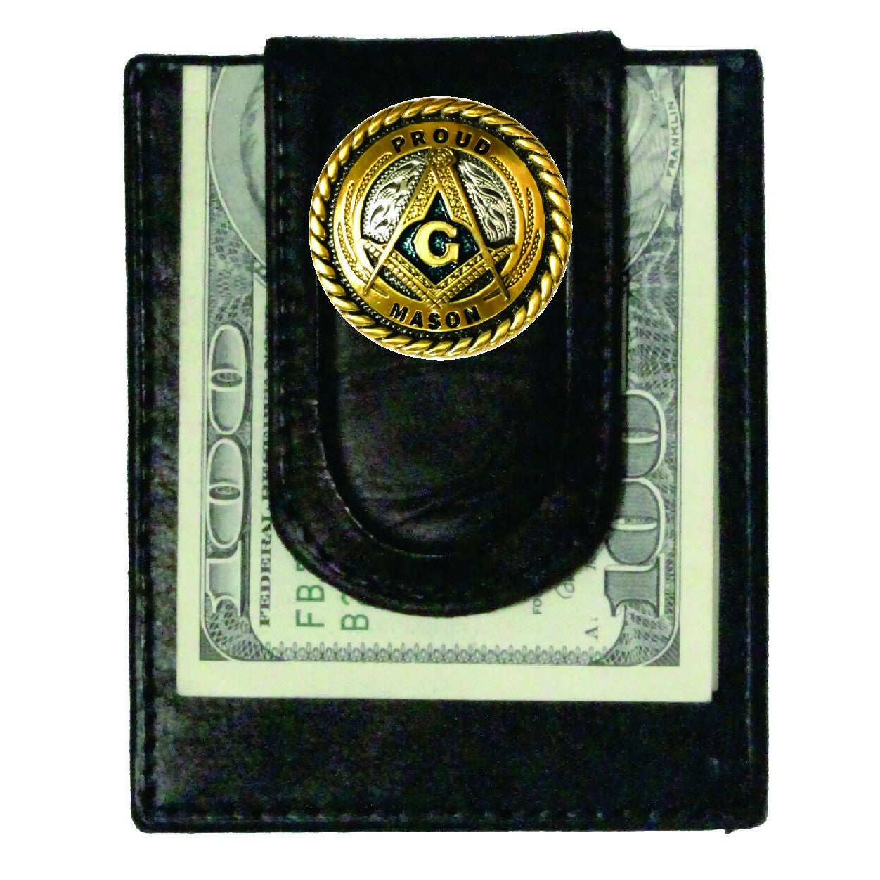Square and Compasses Paul and Taylor Money Clip Wallet