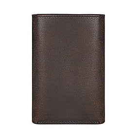 Master Mason Blue Lodge Wallet - Traveling Man Genuine Leather Brown - Bricks Masons