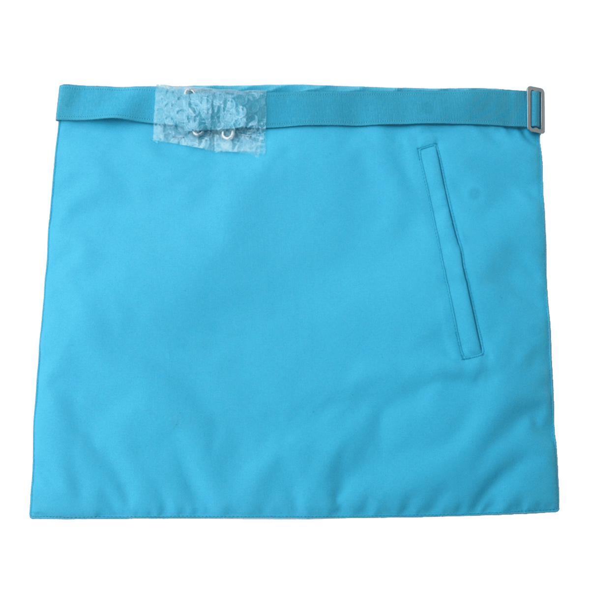 Master Mason French Rite Apron - Sky Blue Moire with Three Rosettes - Bricks Masons