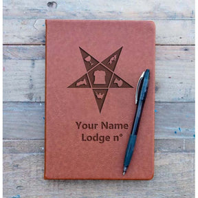 OES Journal - Brown Faux Leather