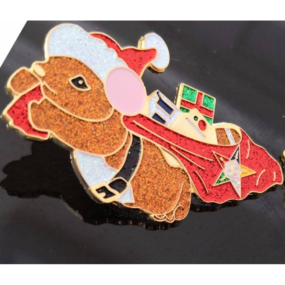 OES Lapel Pin - Christmas