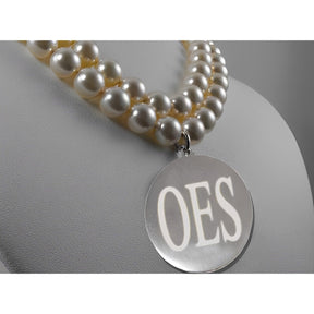 OES-Halskette – Doppelsträngige Perle