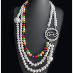 OES Necklace - Handmade 3-layer Beads